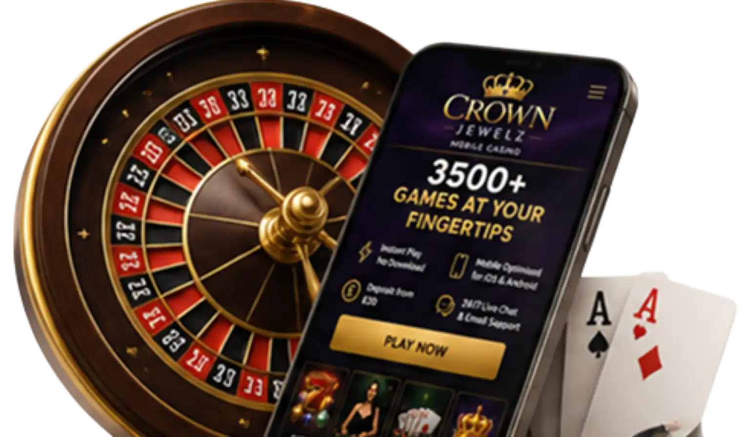 CrownJewelz Casino App Screenshot